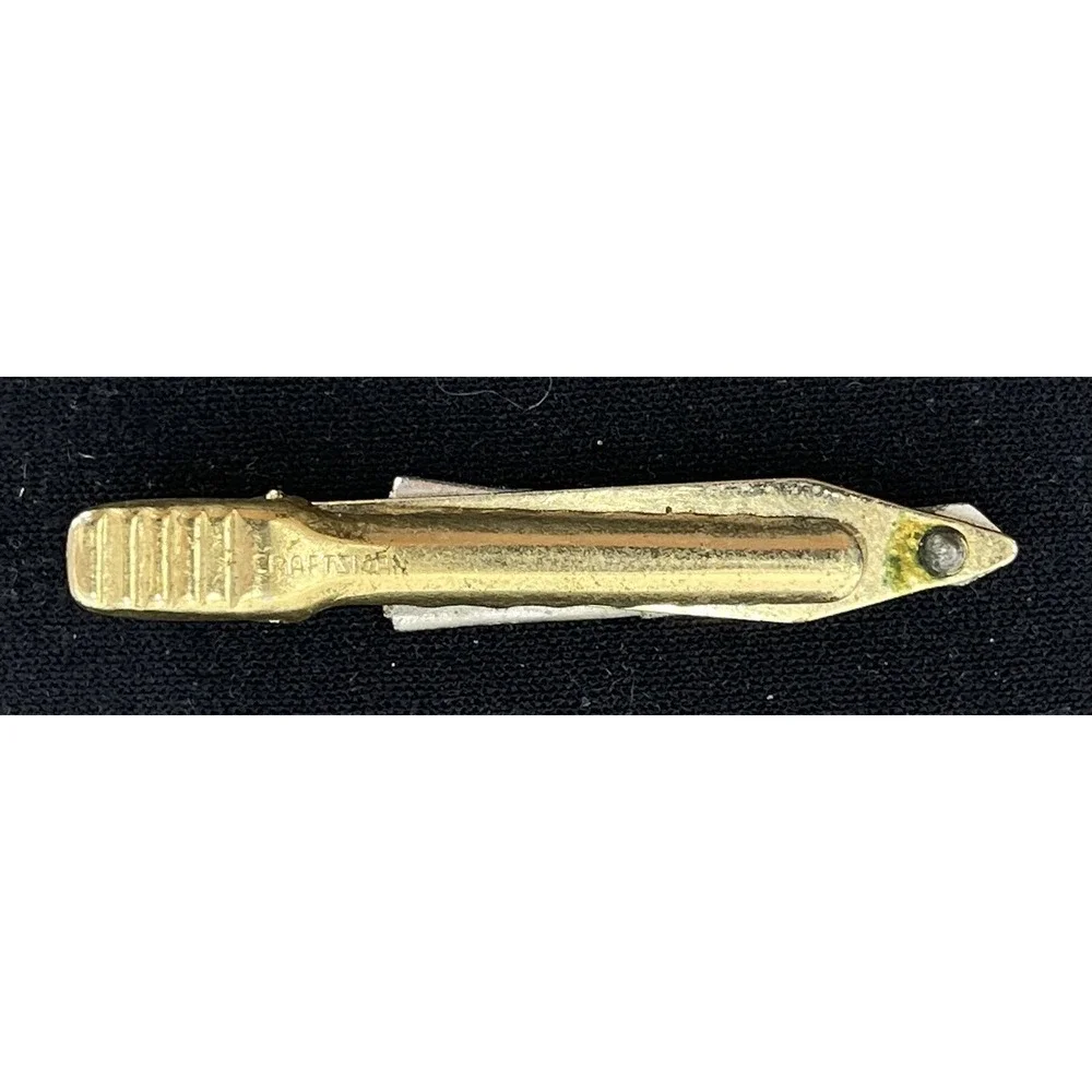 Vintage Craftsman Hedge Trimmer Tie Bar Clip Carpenter Tool Makes Chrome